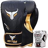 Mytra Fusion Boxhandschuhe 10oz 12oz 14oz 16oz Boxhandschuhe für das Training Punching Sparring Boxsack Boxhandschuhe Sandsack Handschuhe Muay Thai Kickboxing MMA Kampfsport Workout Handschuhe