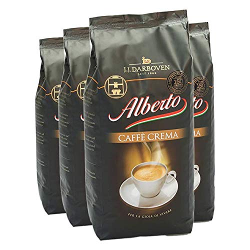 Darboven Alberto Kaffee Crema Bohnen, 1kg, 1er Pack (1 x 1 kg)