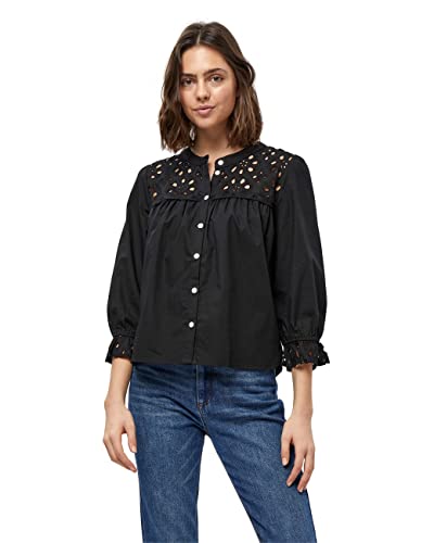 Peppercorn Damen Francina Shirt Schwarz Xs