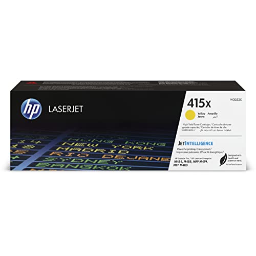 HP 415X (W2032X) Original Toner (mit hoher Reichweite für HP LaserJet Pro M454, M479) gelb