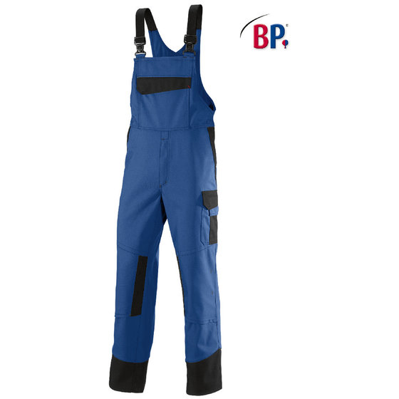 BP® - Latzhose 2431 820 königsblau/schwarz, Größe 48n