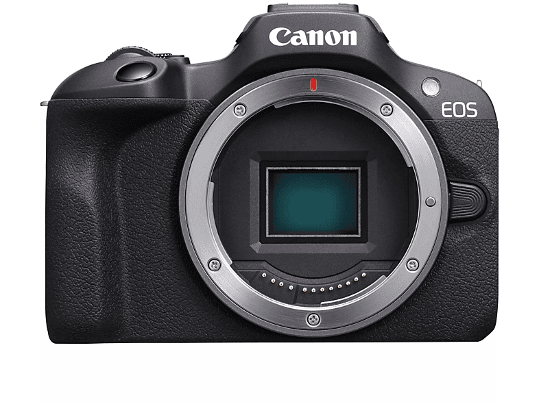 CANON EOS R100 Kit Systemkamera mit Objektiv 18-45 mm , 7,62 cm Display, WLAN