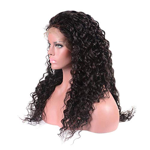 LINLINCD-Brazilian & nbsp; & nbsp; & nbsp; Virgin Black Deep Curly Afro & nbsp; & nbsp; & nbsp; Hair & nbsp; & nbsp; 360 Full Lace Realist Black & nbsp