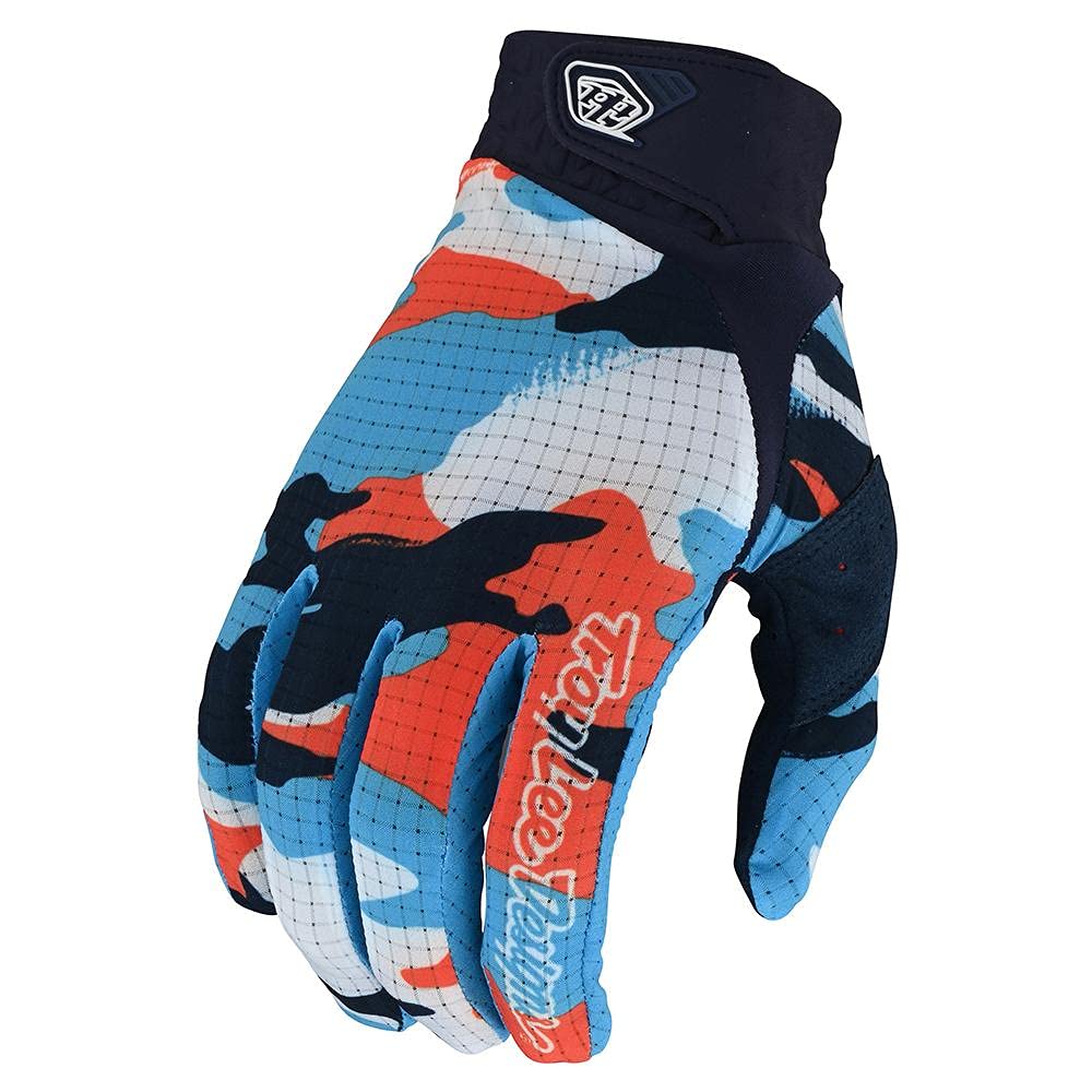 Troy Lee Designs Air Glove_ Formula Camo Navy/Orange YXL