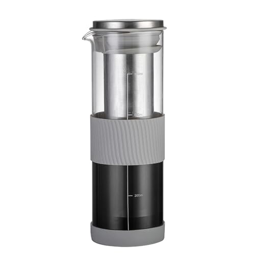 Stabiler Cold Brew Coffee Infuser Multifunktionaler Kaltkaffeebereiter Mit Edelstahlfilter Stabile Kaffeekannen Aus Glas