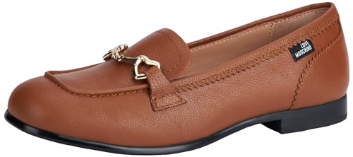 Love Moschino Damen Ja10091g1i Fahrer-Slipper, braun, 41 EU