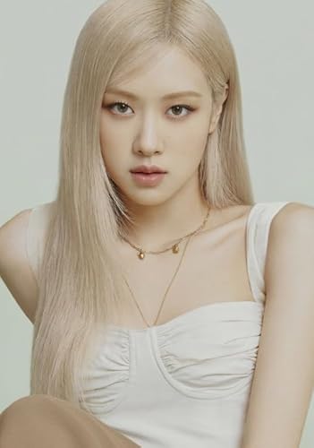 HfmQuisutron Jigsaw Puzzle 1000 Teile Blackpinks Jisoo Rosé Poster Farbe Fähigkeitsspiel Für Die Ganze Familie Erwachsene Zq126Wk