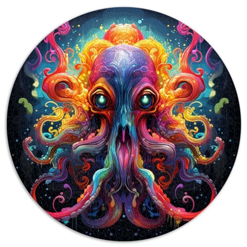 Puzzlespiele, Oktopus-Puzzle, 1000 Teile, 67,5 x 67,5 cm, Puzzle für Lernspiele, Herausforderungsspielzeug, interessantes Puzzle zur Stressreduzierung