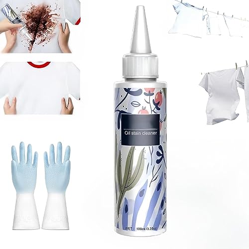 100ml Nml Oil Stain Remover for Clothes, Emergency Stain Rescue Stain Remover For Almost All Types of Fabrics (1 pcs)