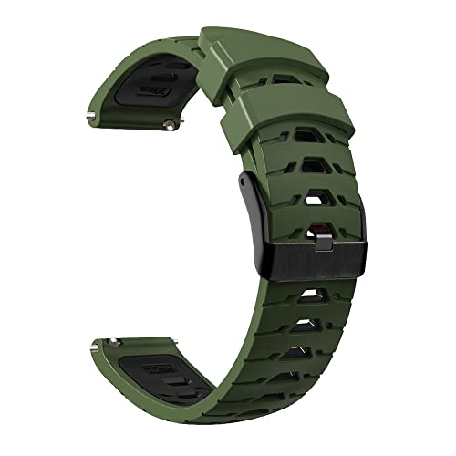 OPKDE 20 x 22 mm Smartwatch-Armband für Garmin Venu SQ/Venu2 Plus Armbänder Vivoactive 3 4/Forerunner 245 Uhrenarmband aus Silikon, For Forerunner 745, Achat