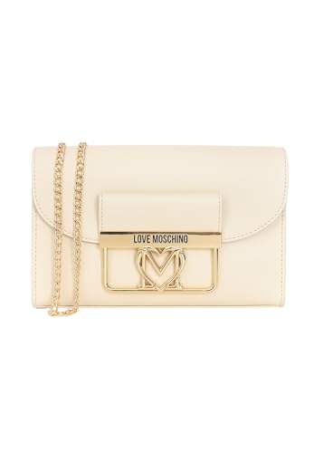 Love Moschino Damen Jc4205pp0hkw0110 Schultertasche, Elfenbein (RAL 1013)