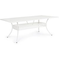 Bizzotto Tisch »Ivrea«, BxHxL: 107 x 73 x 213 cm, Tischplatte: Aluminium - weiss