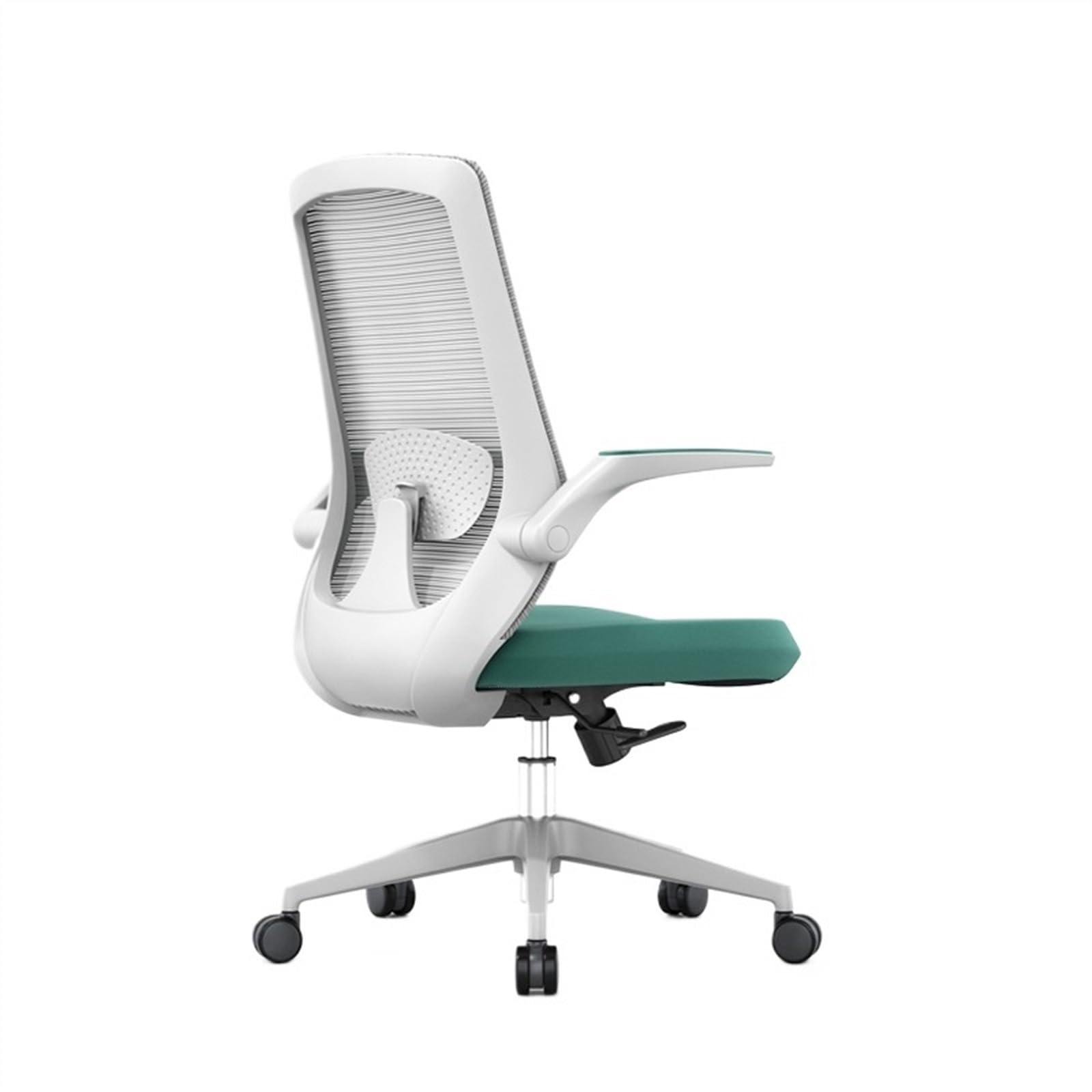 Bürostuhl Ergonomischer Computerstuhl mit hoher Rückenlehne aus Netzstoff, Drehsitz for Zuhause, Arbeitszimmer, verstellbare Armlehnen und ergonomisches Design, Bürostuhl, Schreibtischstühle mit dicke