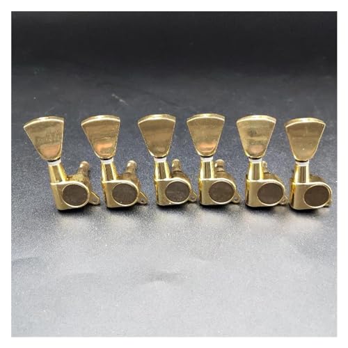 Strings Tuning Pegs Mechaniken Für Gitarre 6er-Pack versiegelte, geschlossene Gitarren-Tuning-Nagel-Kopfplatten-Mechaniken für Gitarrenteile (Color : 9)