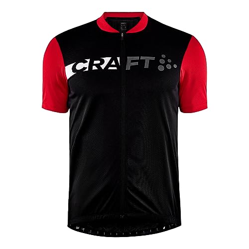 Craft Herren CORE ENDUR Logo Fahrradtrikot schwarz M