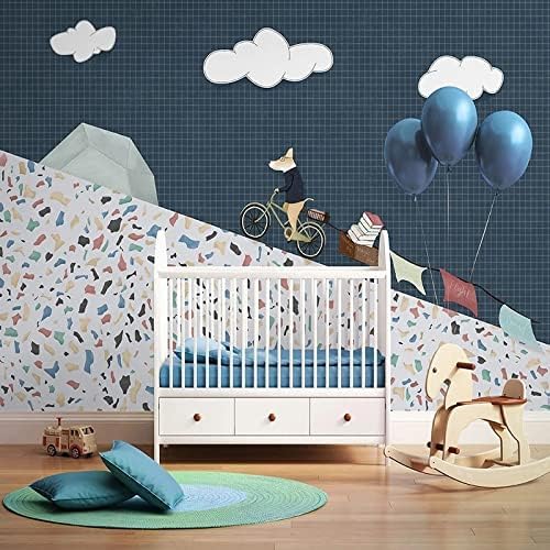 XLMING Cartoon (Lehnwort) 3D Tapete Home Dekoration Wohnzimmer Sofa Schlafzimmer Tv Hintergrund Wand-430cm×300cm