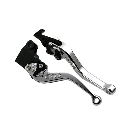 Motorrad Bremshebel Für Suzuki Für GSXR1000 Für GSX-S1000/F/ABS 2009-2020 2021 Motorradbremskupplungshebel BremsKupplungshebel(Short Silver)