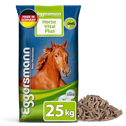 Eggersmann Horse Vital Plus - Mineralfuttermittel für Pferde Aller Art - Vitaminreiches Mineralfutter - 25 kg Sack