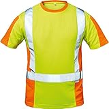 Elysee Warnschutz T-Shirt "Utrecht" Größe, 1 Stück, 2XL, gelb/orange, 22715-2XL