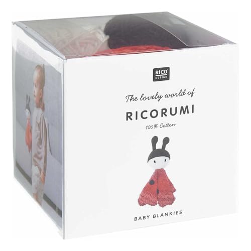 Rico Design Ricorumi Häkelset Baby Blankies Marienkäfer