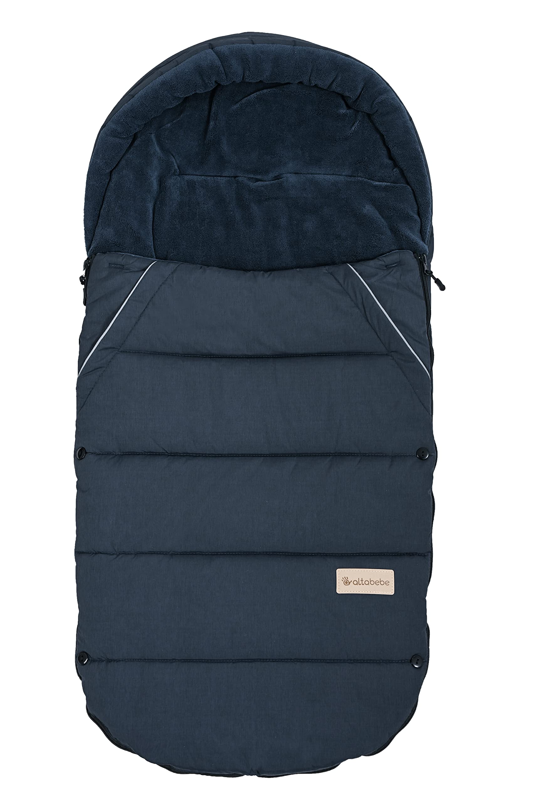 Altabebe AL2281P-49 Winterfußsack für Kinderwagen und Buggy, marine/marine