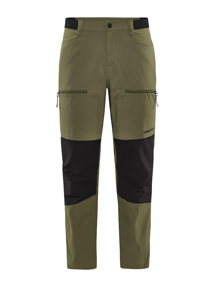 Craft PRO Explore Hiking Pant | Outdoorhose Herren S | Rift | 2 & 4-Wege-Stretchmaterial | Reißverschlusstaschen | Quick Dry Outdoor Hosen für Herren | Trekkinghose Herren