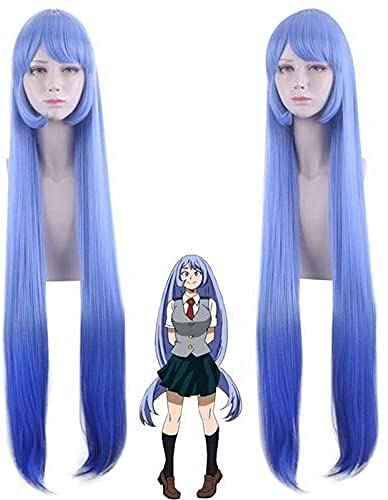 LINLINCD-Anime Coser Wig My Hero Academia Big3 Fluktuation Cosplay Perücke Boku No Hero Academia Kostüm Haar Blau Kostüm Halloween Party Alter der Helden Wigs+ Perücke Cap