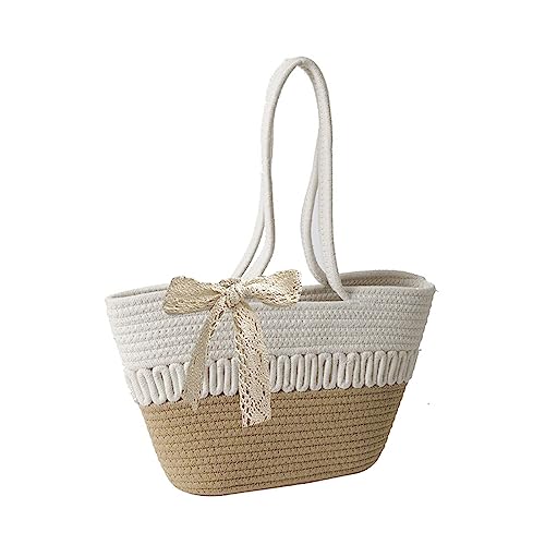 2023 Casual Handtaschen Woven Tasche Shopping Schulter Tasche Geldbörse Reisetaschen Frauen Mädchen Große Kapazität Tasche