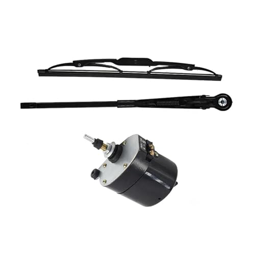 Wischermotor Wischermotoren 12V Universal Für Angeln Für Boot Für Caravan Scheibenwischermotor MitArm Und Klinge 01287358 7731000001 0390506510 Geeignet(Wiper and Motor)