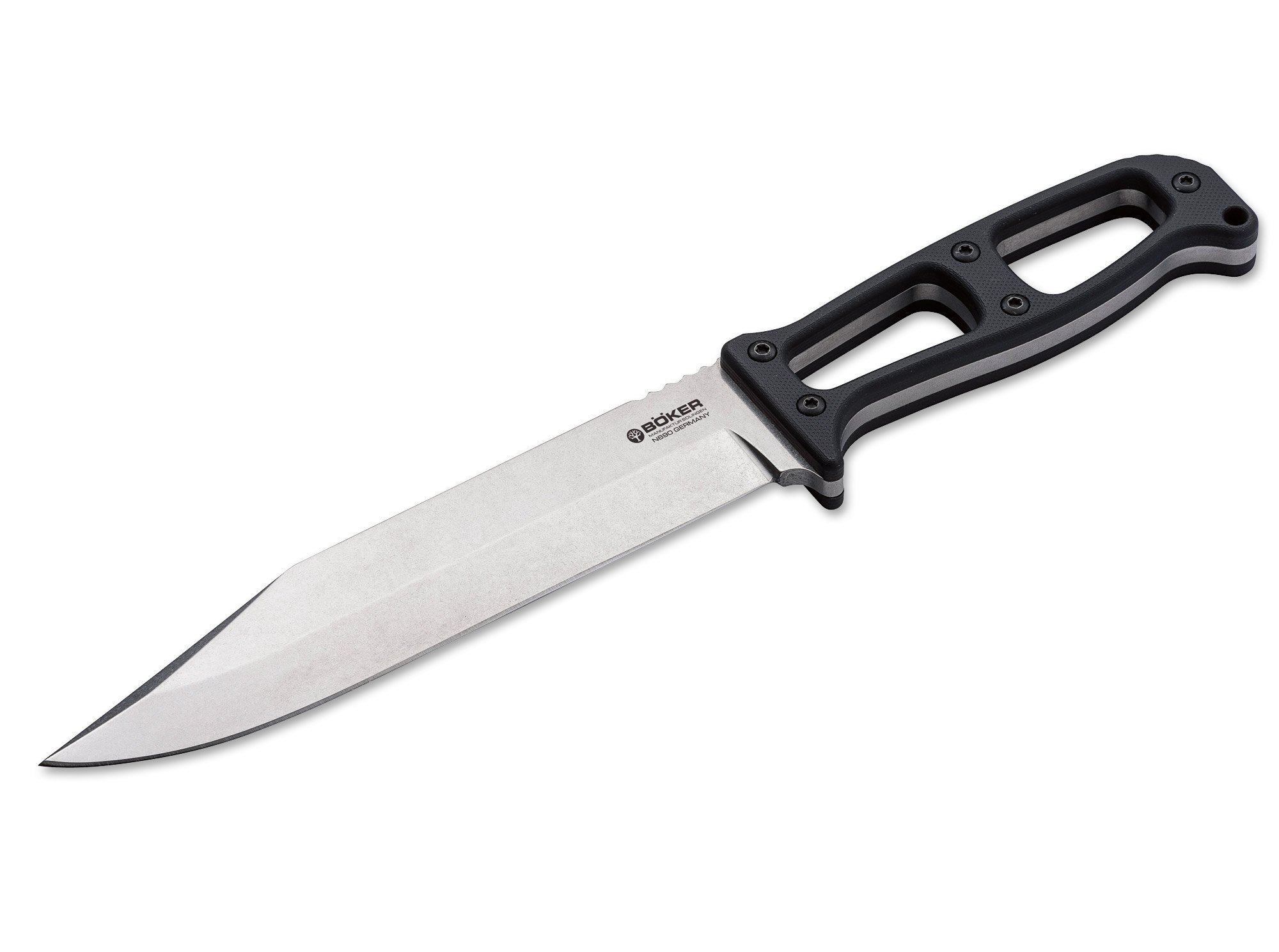 Böker German Expedition Knife 120747, Silber/Schwarz, 28.8 cm