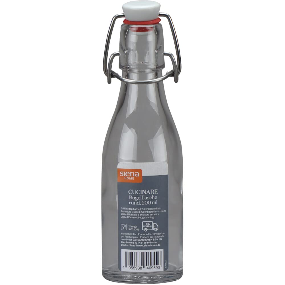 Siena Home Bügelflasche Cucinare 200 ml rund, 12er-Pack rund