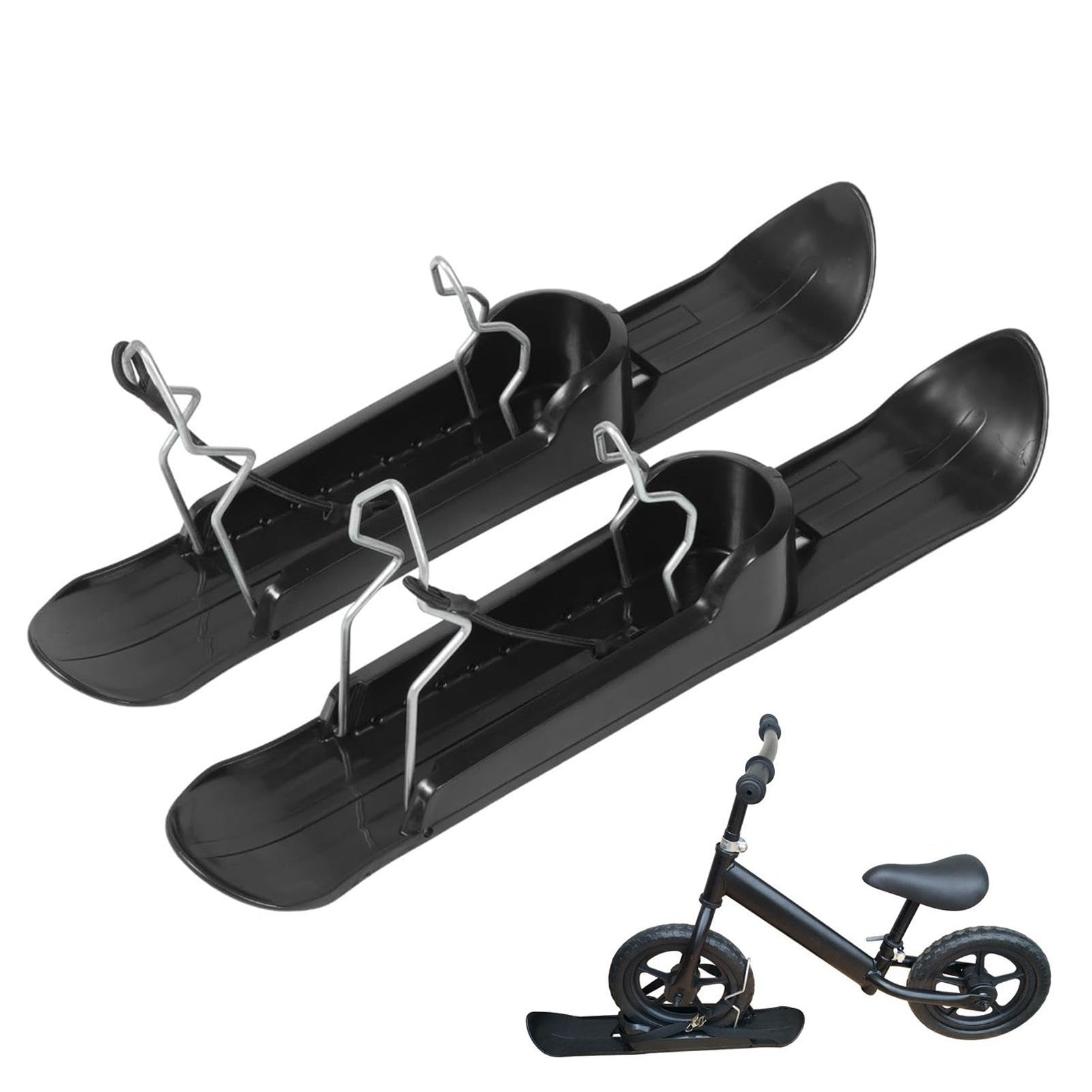 Weppduk Schnee-Ski-Set, Balance Cycling Schnee-Ski-Set,Fahrradschlitten-Set | Tragbarer Kinder-Roller für Skigebiete, Golfwagen, Kinderwagen