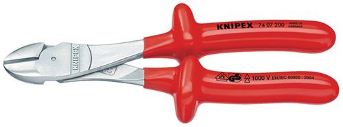 NW-KNIPEX Kraftseitenschneider (Länge 250 mm / VDE Form 0) - 74 07 250