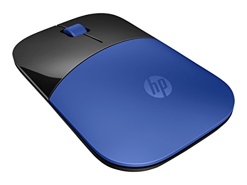 HP Z3700 Blau (V0L81AA) kabellose Maus Wireless Mouse 1200 dpi mit USB Adapter