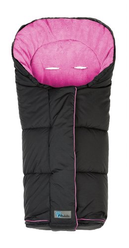 Altabebe AL2277C - 13 Winterfußsack, Klimaguard Linie, schwarz - rose