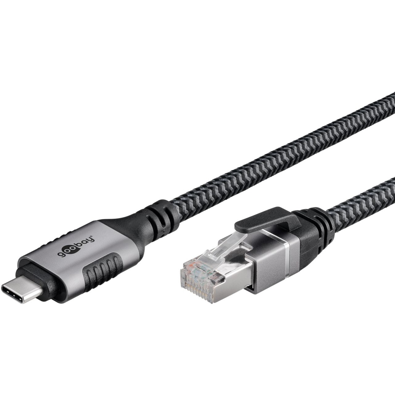 Ethernet-Kabel USB-C 3.2 Gen2 Stecker > RJ-45 Stecker, LAN-Adapter