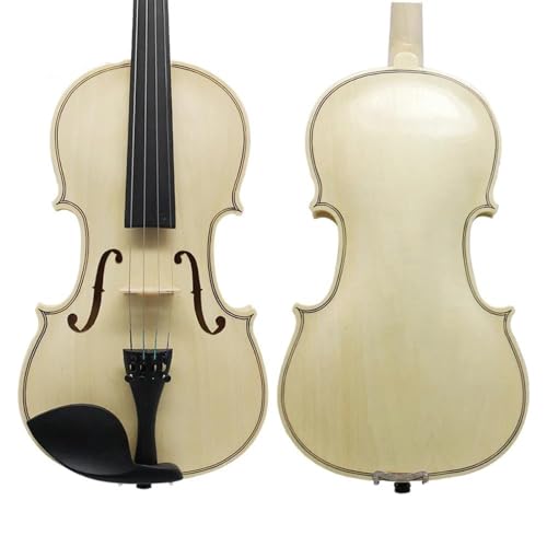 Geige Anfänger mit Koffer, Bogen, Schulterstütze, Dämpfer, Saiten, 4/4, 3/4, 1/2, 1/4, 1/8, Akustische Violine (Color : 3/4)