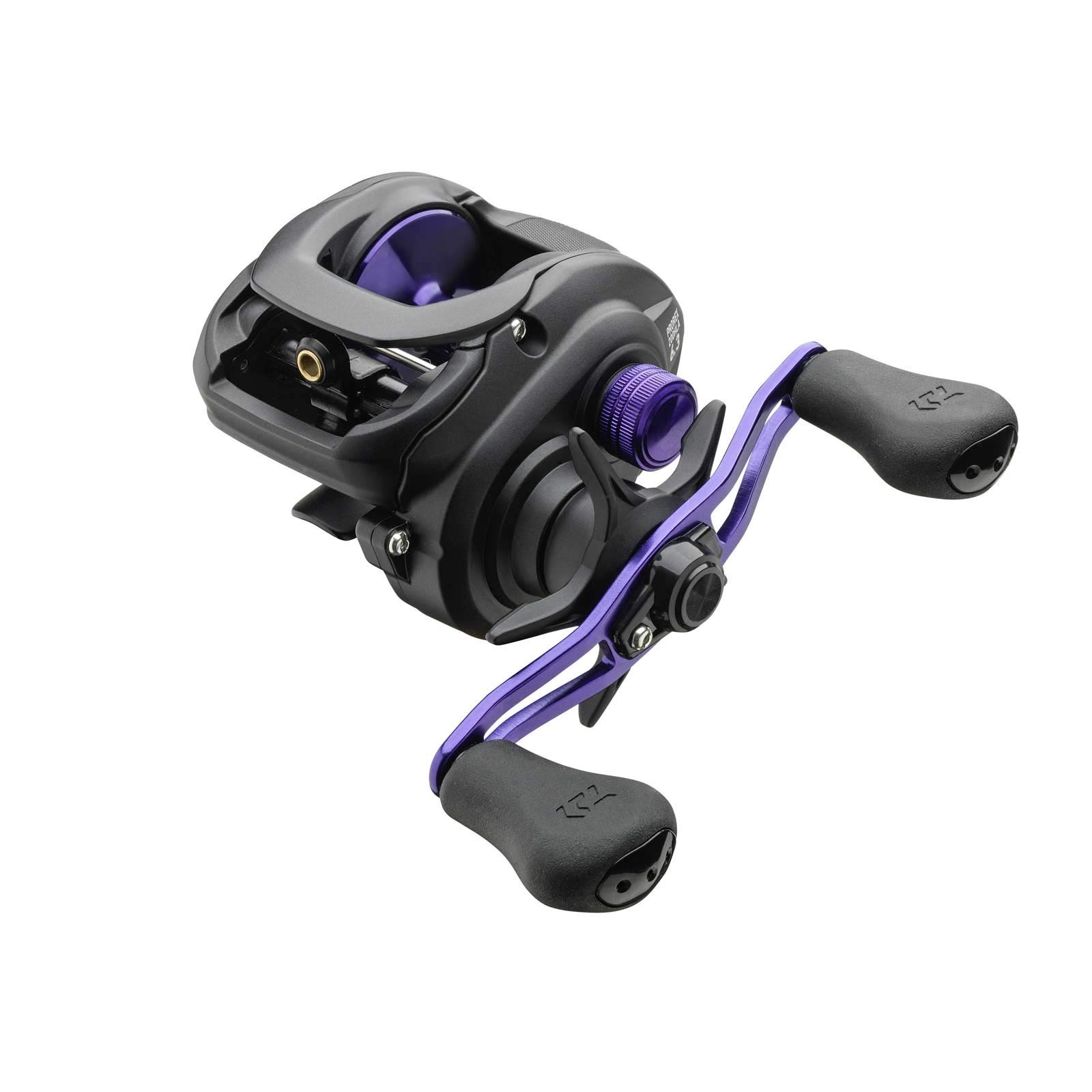 Daiwa Prorex 200HLA - Linkshand Baitcaster Multirolle, Rolle zum aktiven Kunstköderangeln auf Raubfische, Angelrolle für Zander & Co