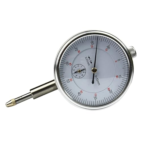 Precisions Dials Indikatoren-Messgerät, Edelstahl, 0,01 mm, Genauigkeit, Zubehör für mechanische Messungen