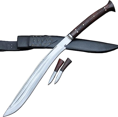 45 cm lange Klinge Sirupat Kukri-Khukuri-Gurkha-Messer-Messer-Schwert-großes Khukuri-Handgeschmiedetes Khukuri-Messer aus Nepal