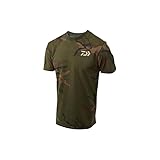 Daiwa Carp Camo T-Shirt Gr. XL Angelshirt Anglershirt T-Shirt für Angler