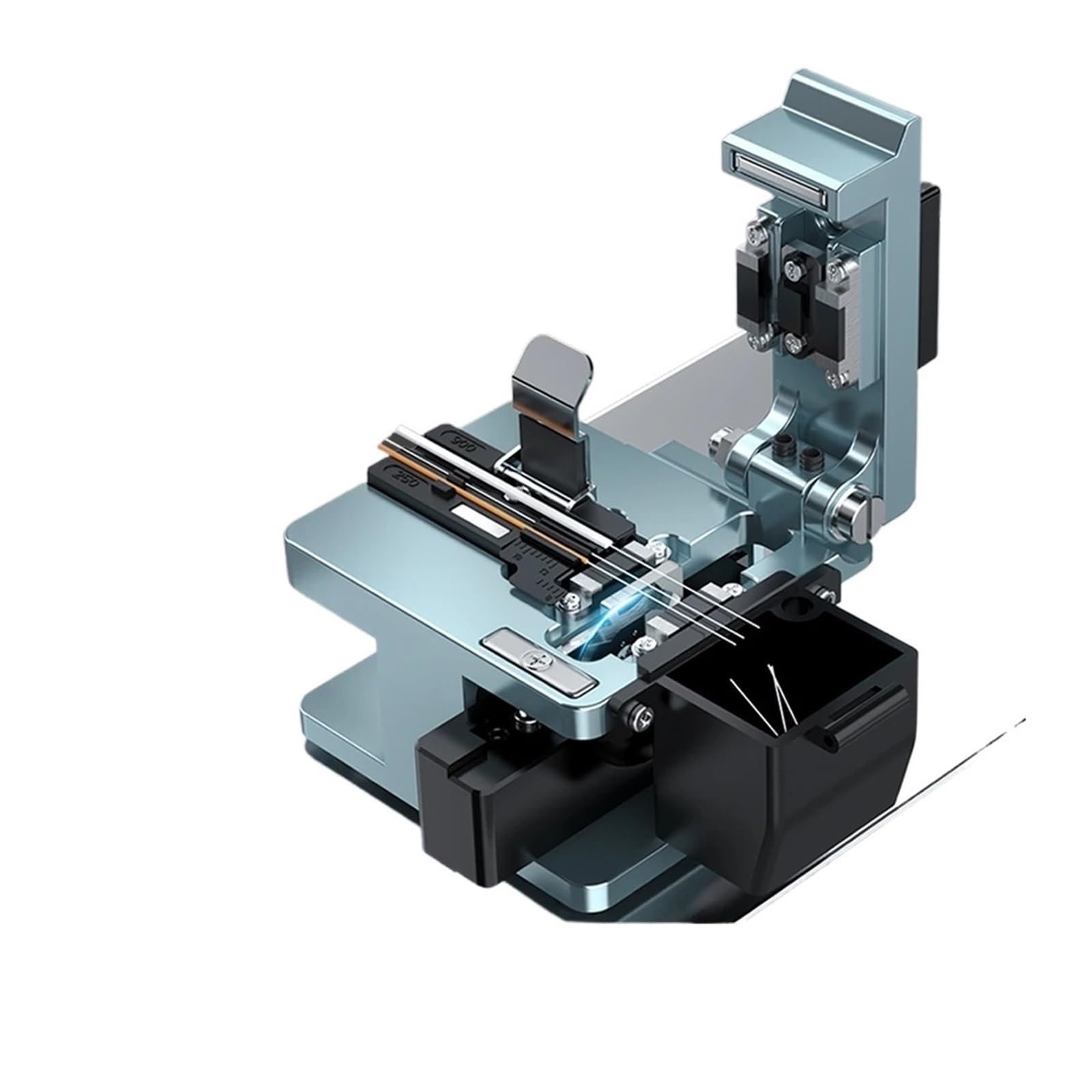 Glasfaser-Trenngerät, Glasfaser-Messer, Faser-spalter V20 Kabel Schneiden Messer FTTT Fiber Optic Messer Werkzeu cutter Hohe Präzision Cleaver 24 punkt klin für Spleißwagen, Labore, Glasfasertechniker