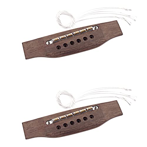 SICOSALT 2X Piezo Steg Pickup für Akustik Gitarre mit Der Körnigkeit Einer Elektrische Gitarre für Zubehör für Akustik Gitarren Instrumente