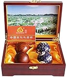 Handtherapiebälle, Massageball, Baoding-Bälle, Stressbälle for Erwachsene, 4-teiliges Meditationsball-Set, chinesische Gesundheitsübung, Stressbälle, chinesische Gesundheitsübung, Massagebälle, Handüb