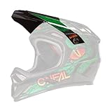 O'NEAL | Mountainbike-Ersatzteile | MTB Motocross | Ersatzschirm für den BACKFLIP Helmet VIPER V.23 | Spare Visor BACKFLIP Helmet VIPER V.23 | Schwarz Grün | One Size