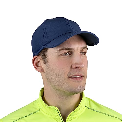 TrailHeads Cap Herren Sommer mit UV-Schutz - Schnell Trocknende Sport Kappe Herren Sommer - UPF 50 Laufkappe Herren für den Sommer - Marineblau