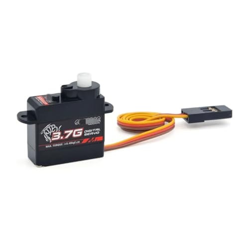 LSFWJP for Surpass Hobby 2g 3,7g 4,3g 6g 8g Micro Digital Mini Servo Metall und Kunststoff Getriebe for Rc Drone Flugzeug Starrflügel Auto Roboter (Color : S0003P 3.7g)