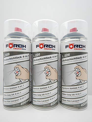 Förch 4 in 1 SCHWARZMATT SCHWARZ MATT DICKSCHICHTLACK Lack Spray SPRAYDOSE 400ML (6)