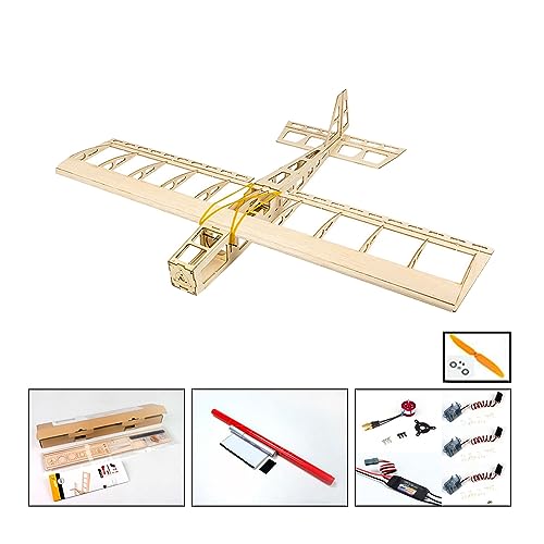 KEALBAUS R03 STICK-06 Flugzeug, 580 mm Spannweite, Balsaholz, DIY-Elektroflugzeug, RC-Flugspielzeugversion, Zerlegt, Komplettset