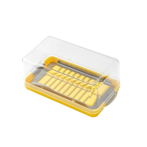 Effizienter Butterschneider, Butter-Aufbewahrungsbox, Butterdose mit transparentem Deckel, Butterbehälter für Butter